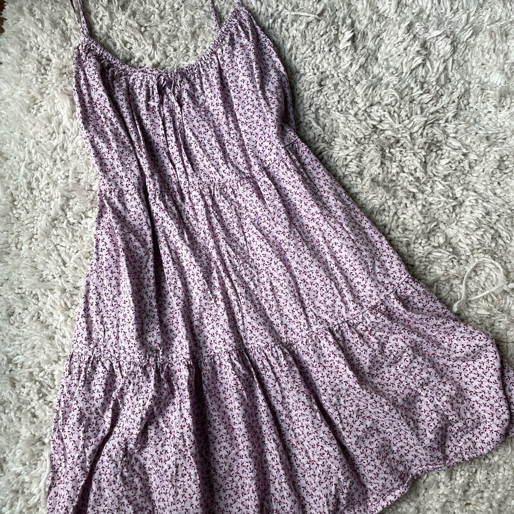 Purple summer dress